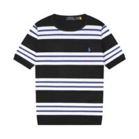 POLO RALPH LAUREN טי שירט פסים קצרה לגברים