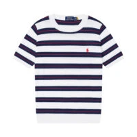 Polo Ralph Lauren חולצת טי פסים קצרה לגברים