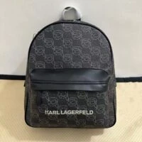 KARL LAGERFELD תיק גב נשים מונוגרם