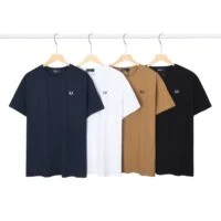 FREDPERRY טי-שירט עם לוגו רקום